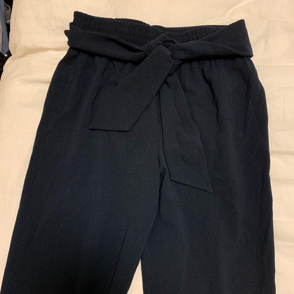 Club Monaco Navy Blue Tie Pants